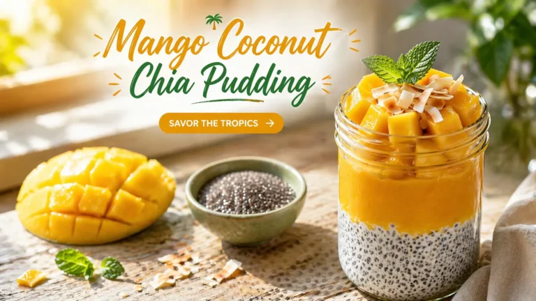 Mango Coconut Chia Pudding