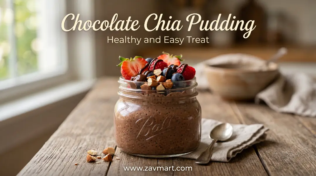 Chocolate chia pudding