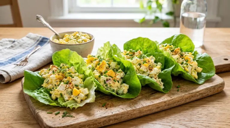 Egg Salad Lettuce Wraps