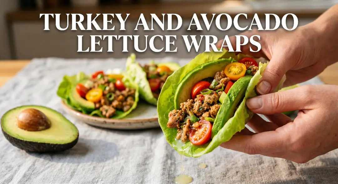 Turkey and Avocado Lettuce Wraps