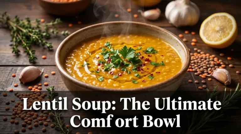 Lentil soup